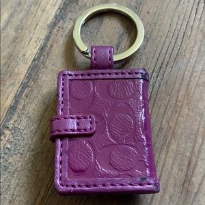 Coach Accessories - Coach purple keychain with room for pictures NWOT Coach Accessories - Coach purple keychain with room for pictures NWOT